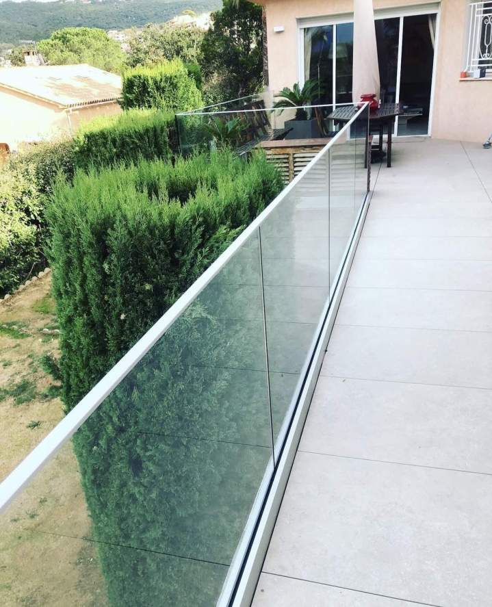 Garde-corps véranda Corse